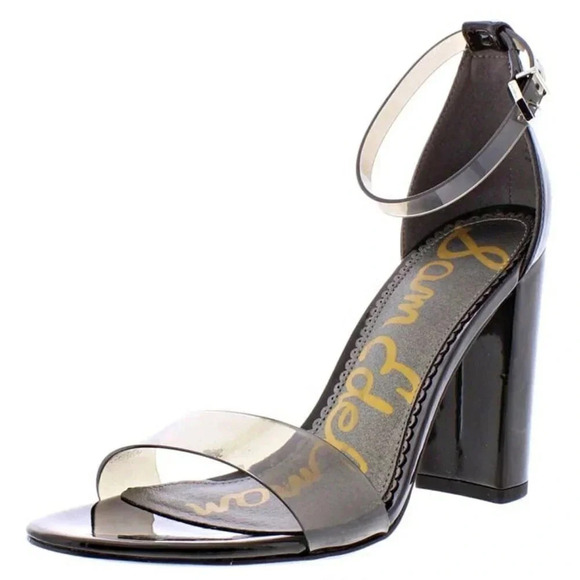 Sam Edelman Women's Yaro Sheer Ankle Strap High-Heel Sandals Size 8.5 MSRP $120 - Picture 1 of 12